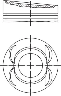 Piston MAHLE 028 03 12
