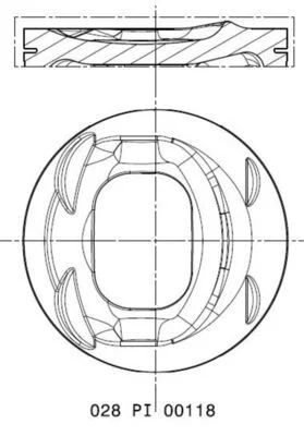 Piston MAHLE 028PI00118002