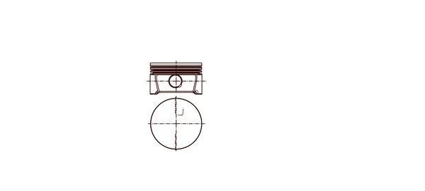 Pistão MAHLE 028 PI 00126 000