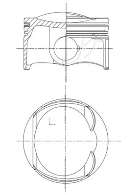 Pistão MAHLE 028 PI 00132 010