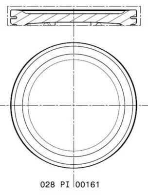 Pistão MAHLE 028PI00161000