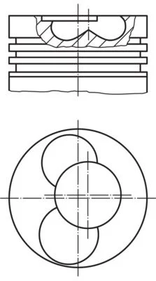 Piston MAHLE 030 41 00