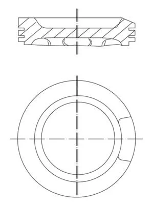 Pistão MAHLE 0330401