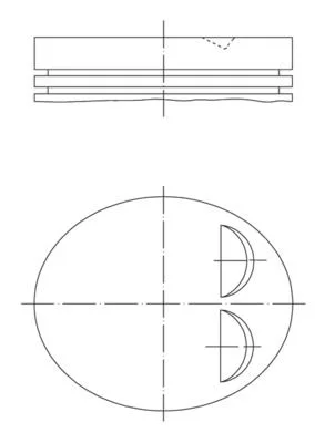 Piston MAHLE 039PI00122000
