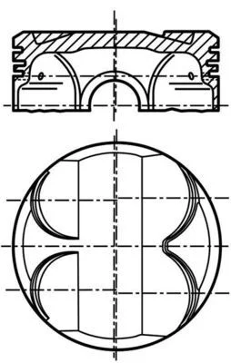Pistão MAHLE 081PI00101000