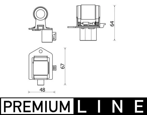 Resistor, ventilador interior MAHLE ABR156000P