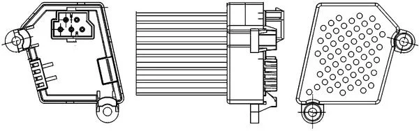 Regulator, interior blower MAHLE ABR33000S