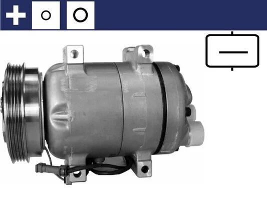 Compressor, ar condicionado MAHLE ACP 53 000S