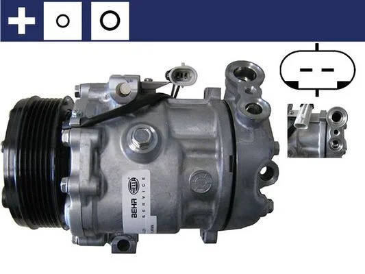 Compressor, ar condicionado MAHLE ACP 83 000S