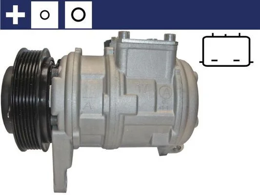 Compressor, ar condicionado MAHLE ACP 834 000S