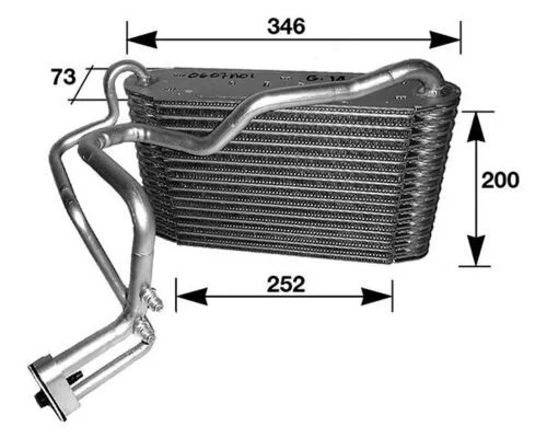 Evaporador, ar condicionado MAHLE AE33000S
