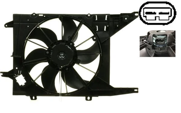 Fan, engine cooling MAHLE CFF327000S