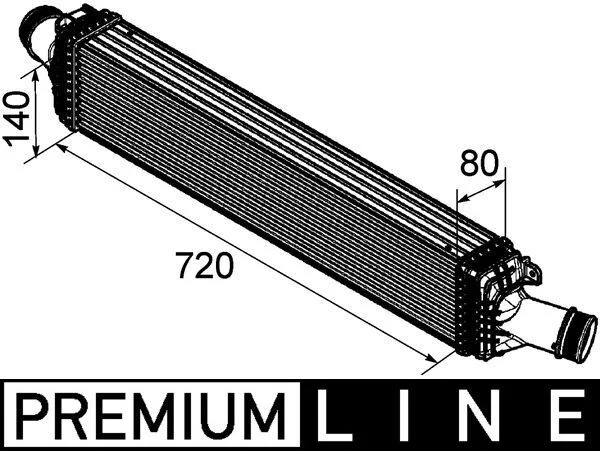 Intercooler MAHLE CI169000P