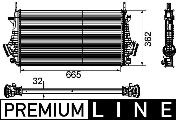 Intercooler MAHLE CI191000P