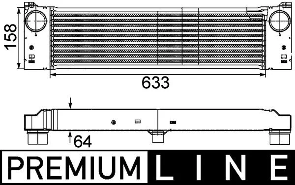 Intercooler MAHLE CI 192 000P