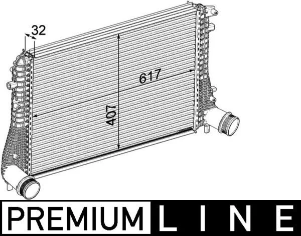 Charge Air Cooler MAHLE CI 207 000P