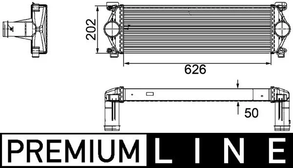 Intercooler MAHLE CI254000P