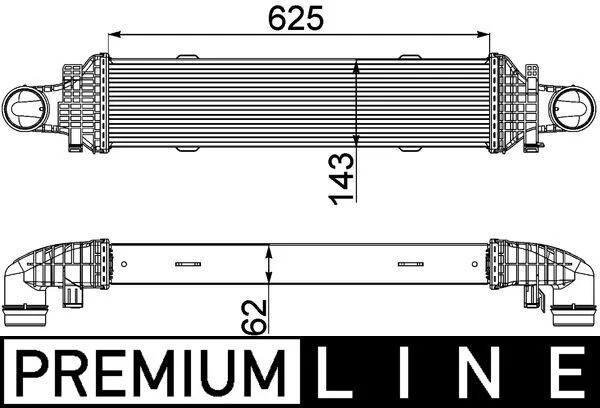 Intercooler MAHLE CI357000P