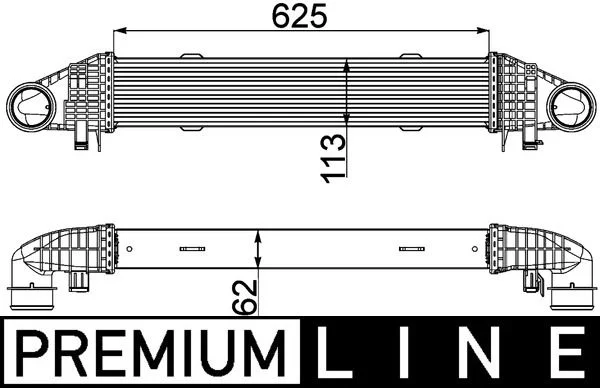Intercooler MAHLE CI 359 000P