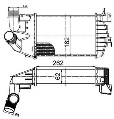 Intercooler MAHLE CI 510 000S