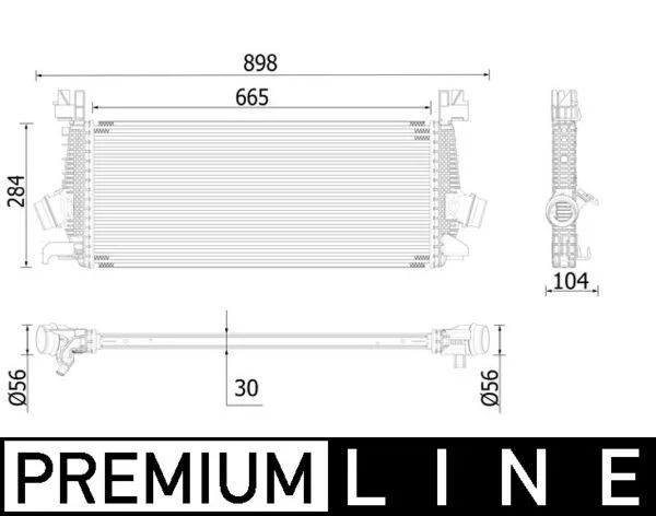 Intercooler MAHLE CI515000P