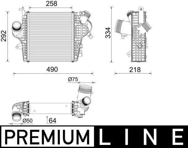 Intercooler MAHLE CI637000P