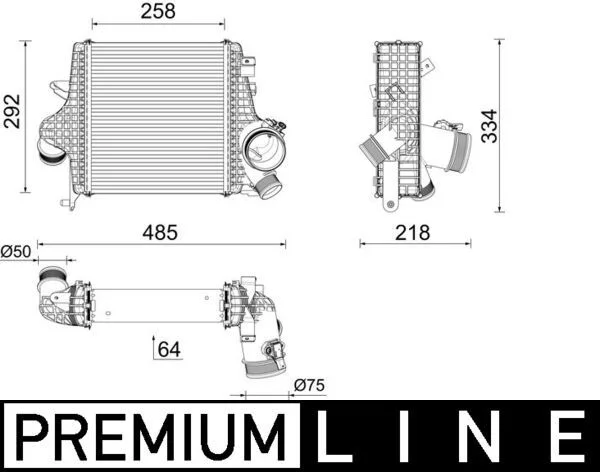 Intercooler MAHLE CI640000P