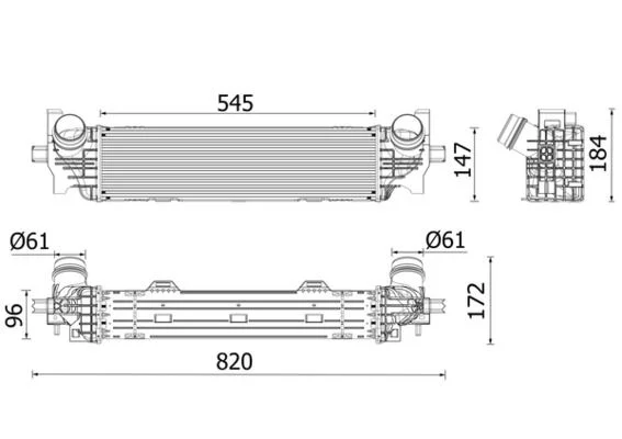 Intercooler MAHLE CI660000P