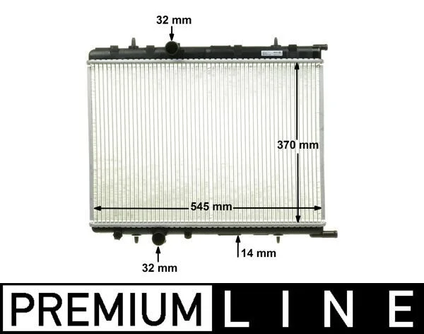 Radiator, engine cooling MAHLE CR 515 000P