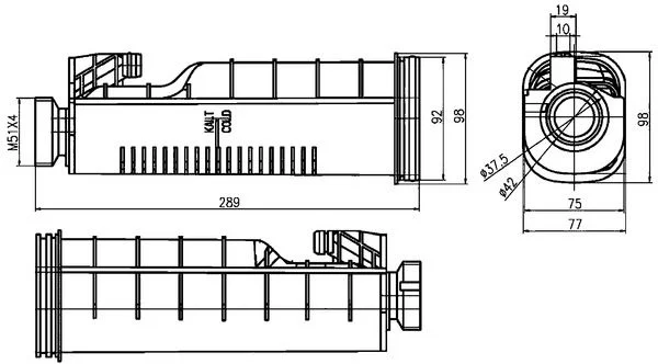 Depósito de expansão, refrigerante MAHLE CRT114000S