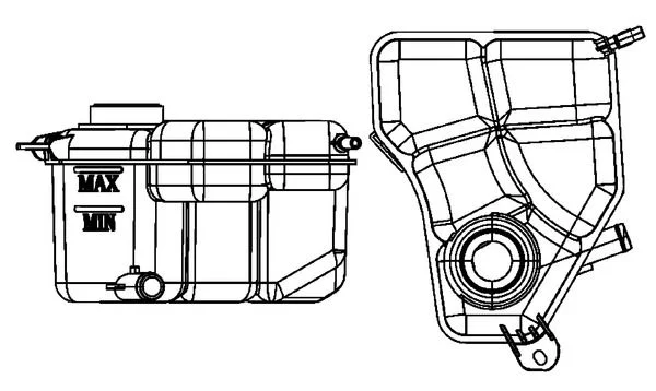 Expansion Tank, coolant MAHLE CRT133000S