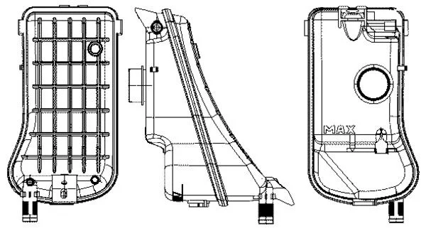Depósito de expansão, refrigerante MAHLE CRT 15 000S