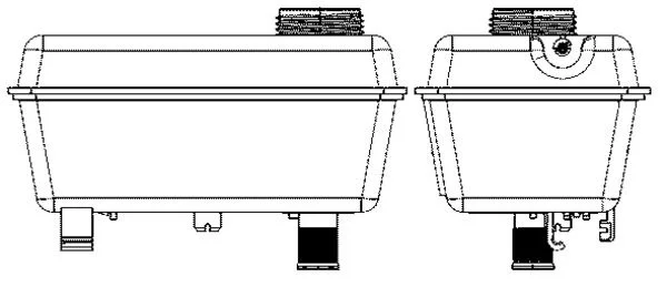 Depósito de expansão, refrigerante MAHLE CRT27000S