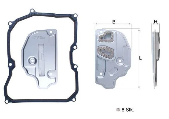 Filtro hidráulico, transmissão automática MAHLE HX150KIT