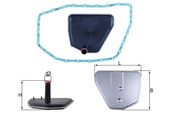 Filtro hidráulico, transmissão automática MAHLE HX235D