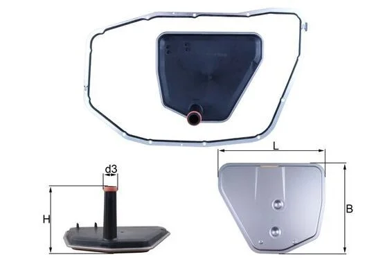 Filtro hidráulico, transmissão automática MAHLE HX235D1