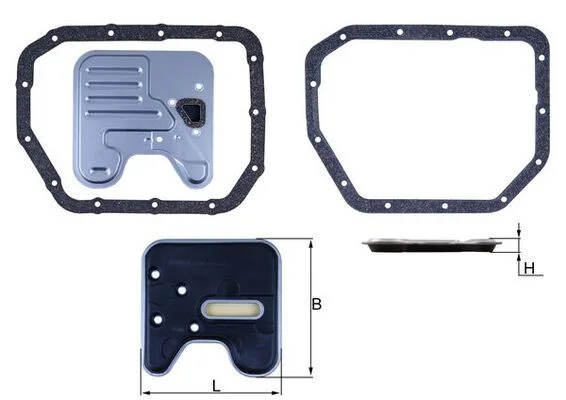 Filtro hidráulico, transmissão automática MAHLE HX246D