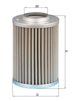 Hydraulic Filter, automatic transmission MAHLE HX40