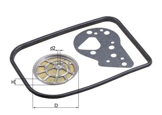 Filtro hidráulico, transmissão automática MAHLE HX82D