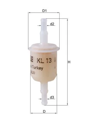 Fuel Filter MAHLE KL13