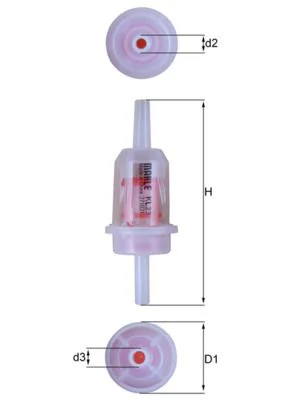 Fuel Filter MAHLE KL 23