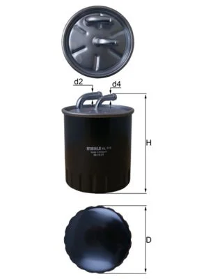 Filtro de Combustível MAHLE KL 313