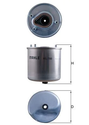 Fuel Filter MAHLE KL 780