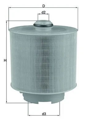 Filtro de Ar MAHLE LX 1006/2D