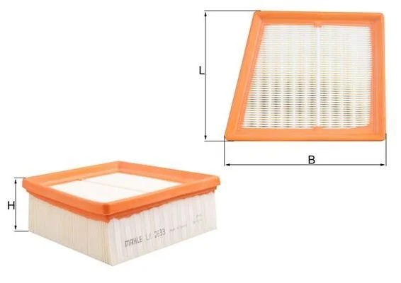 Filtro de Ar MAHLE LX 2633