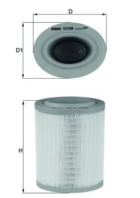 Air Filter MAHLE LX 2790