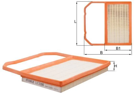 Filtro de Ar MAHLE LX 3306