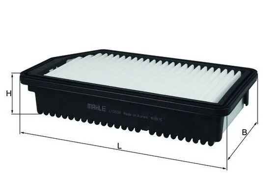 Filtro de Ar MAHLE LX 3538