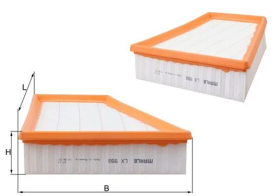 Filtro de Ar MAHLE LX 998