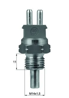 Sensor, temperatura do líquido de refrigeração MAHLE TSE2